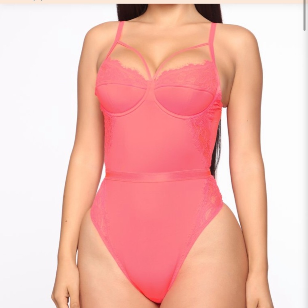 Brand new neon pink bodysuit